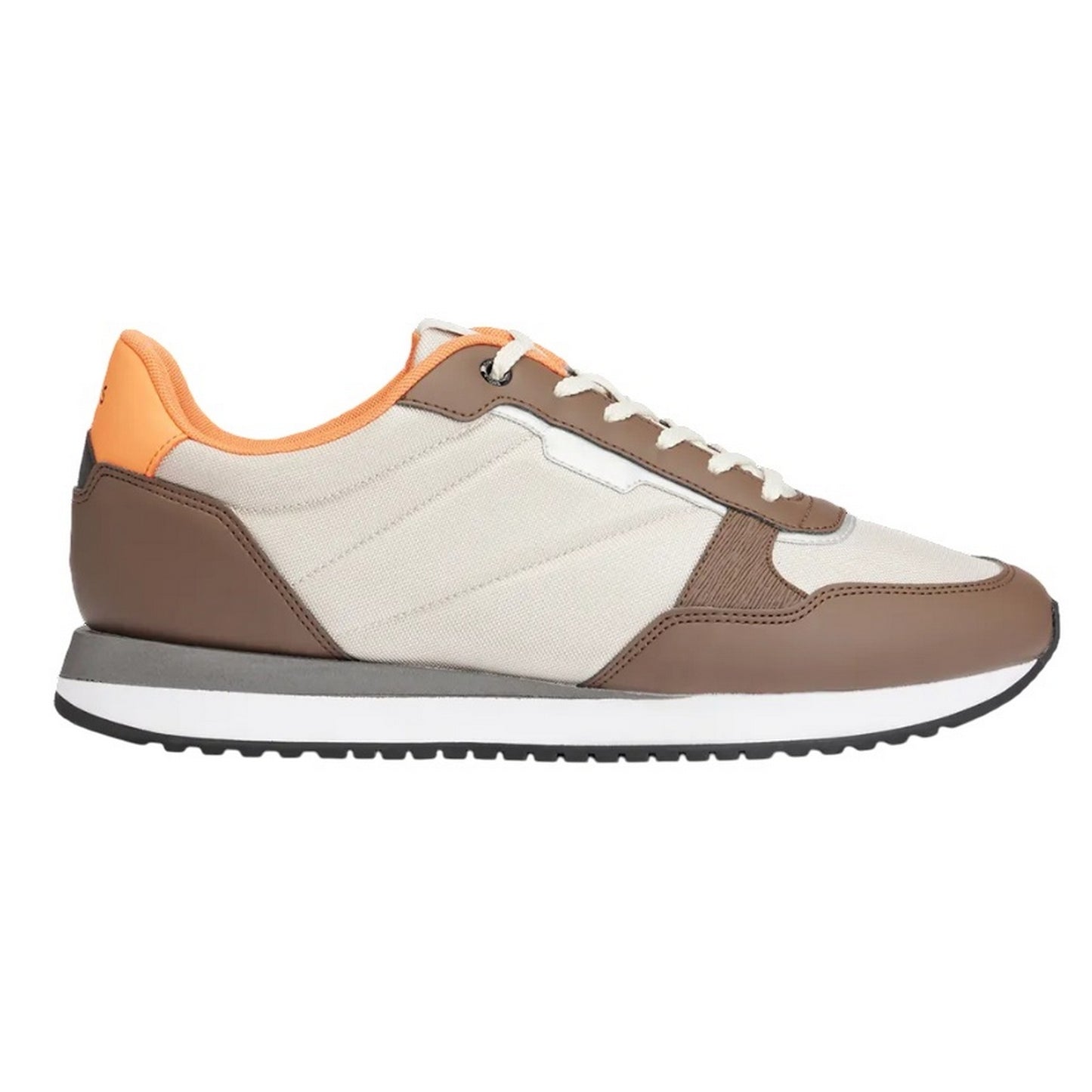 Brown - Lifestyle - Boss Mens Kai Leather Running Trainers