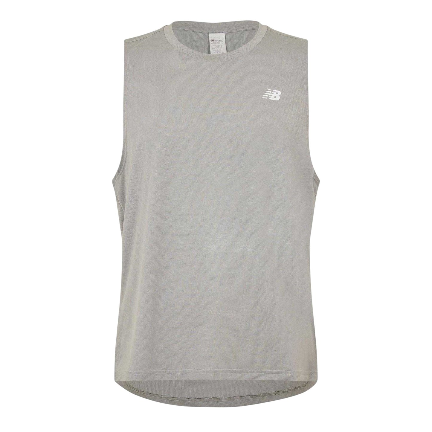 Grey - Front - New Balance Mens Accelerate Running Tank Top
