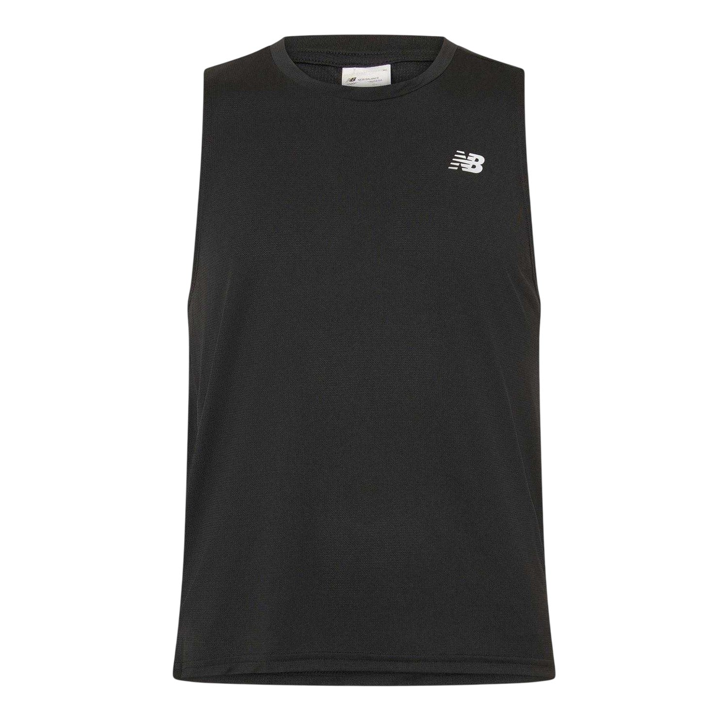Black - Front - New Balance Mens Accelerate Running Tank Top