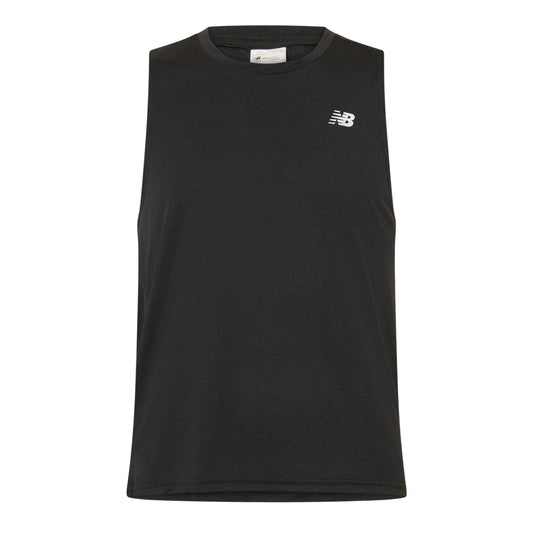 Black - Front - New Balance Mens Accelerate Running Tank Top