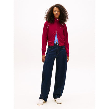 Lavish Lilac - Lifestyle - Tommy Jeans Womens-Ladies Badge Track Jacket