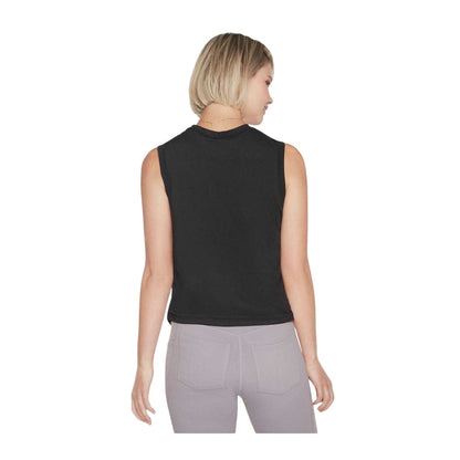 Black - Back - Skechers Womens-Ladies Godri Serene Vest Top