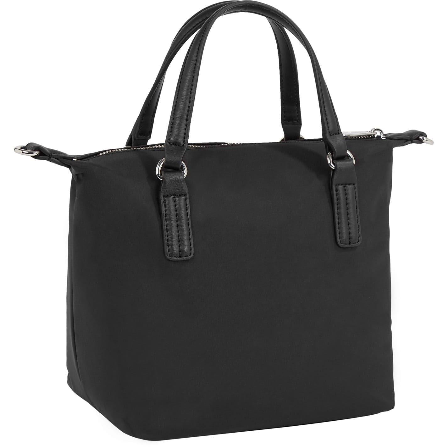 Black - Back - Tommy Hilfiger Poppy Small Tote Bag
