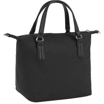 Black - Back - Tommy Hilfiger Poppy Small Tote Bag