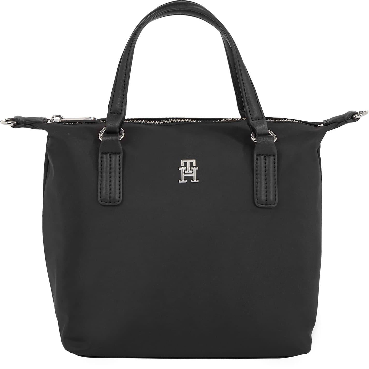 Black - Front - Tommy Hilfiger Poppy Small Tote Bag