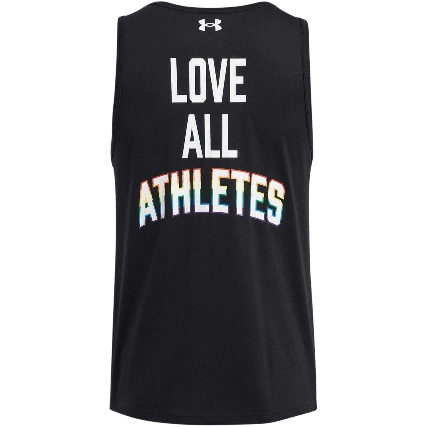 Black - Back - Under Armour Mens Love All Athletes Pride Tank Top
