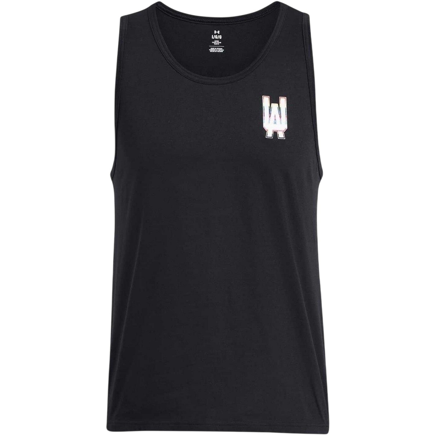 Black - Front - Under Armour Mens Love All Athletes Pride Tank Top