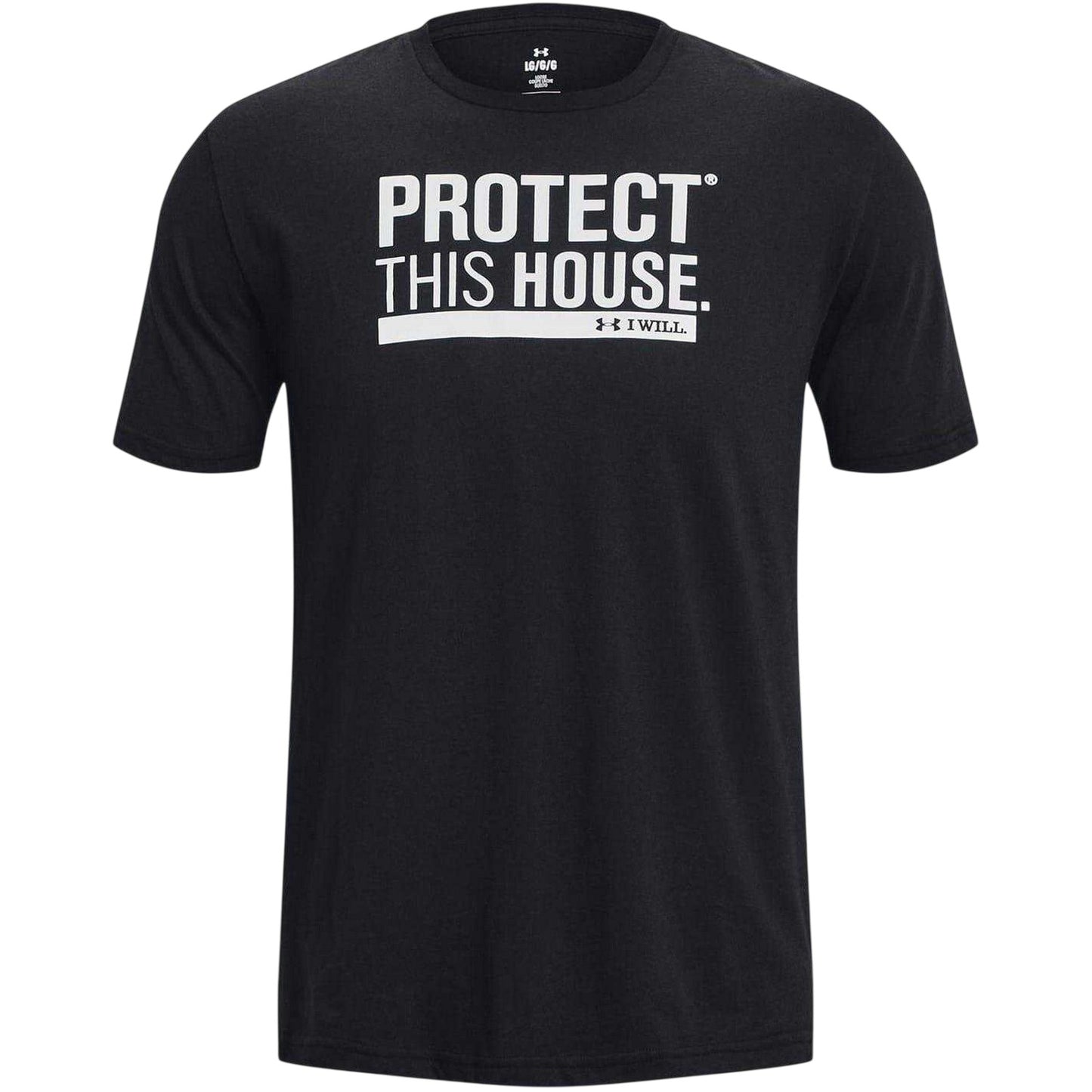 Black - Front - Under Armour Mens Protect This House Crew Neck T-Shirt