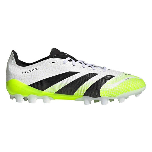 Lemon-White-Black - Front - Adidas Mens Predator League 2G-3G Artificial Ground Football Boots