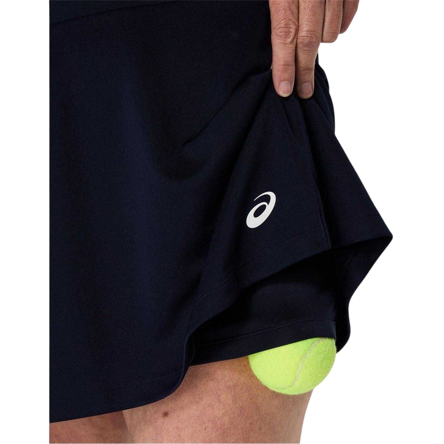 Midnight Blue - Side - Asics Womens-Ladies Court Tennis Skort