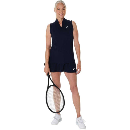 Midnight Blue - Lifestyle - Asics Womens-Ladies Court Tennis Skort