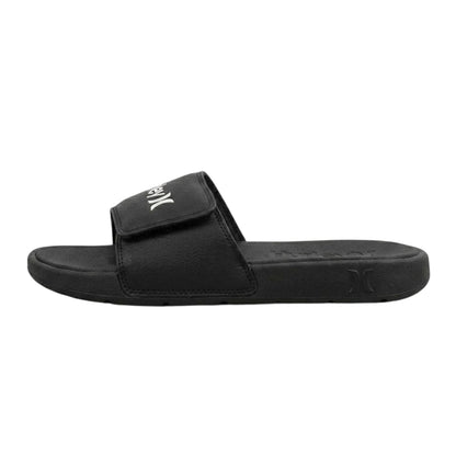 Black - Back - Hurley Mens Vel Sliders