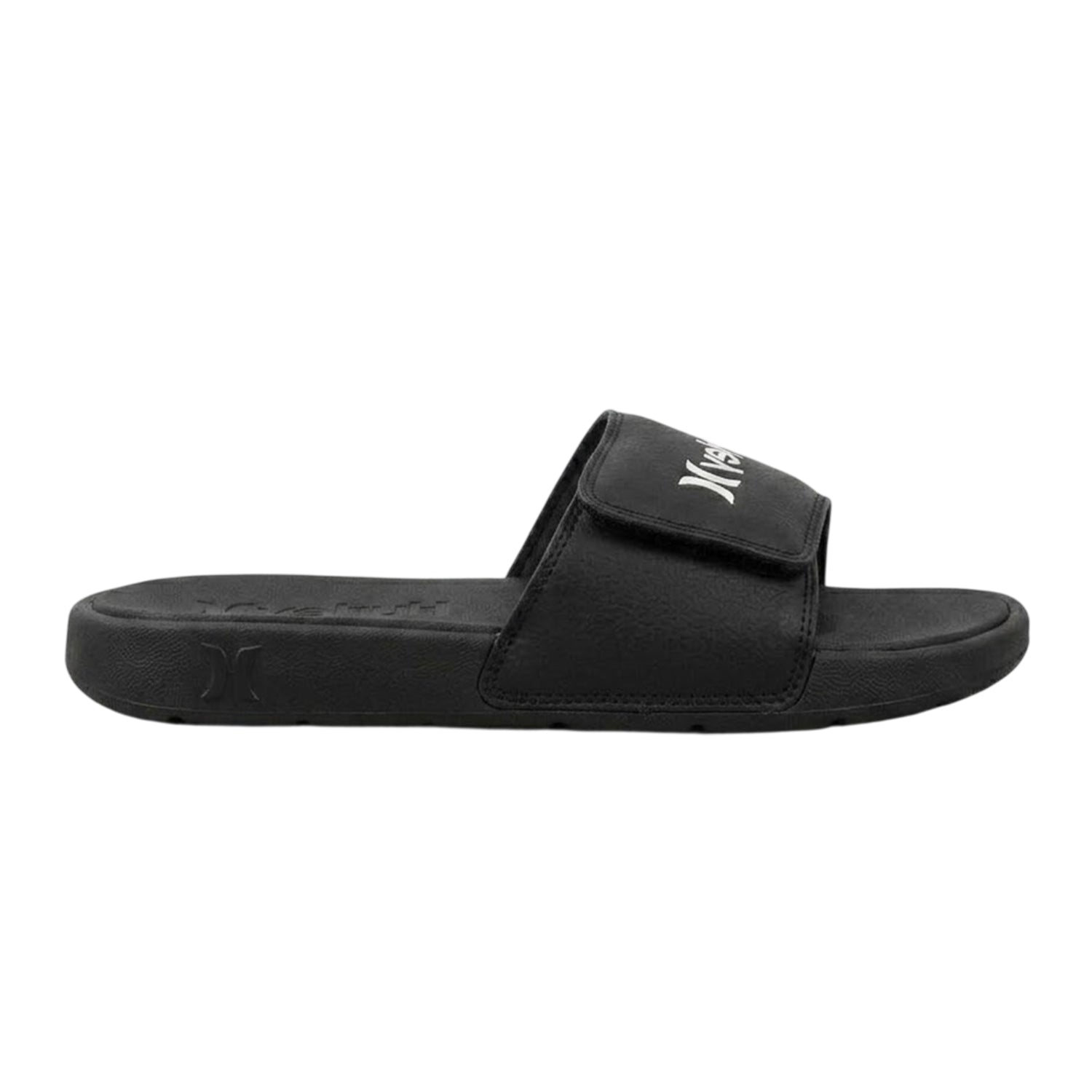 Black - Front - Hurley Mens Vel Sliders