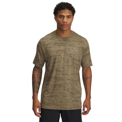 Brown - Front - Under Armour Mens Vanish Crew Neck T-Shirt
