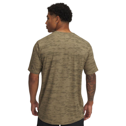 Brown - Back - Under Armour Mens Vanish Crew Neck T-Shirt