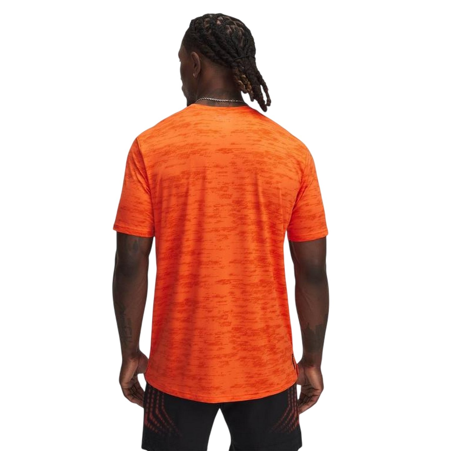 Orange - Back - Under Armour Mens Vanish Crew Neck T-Shirt