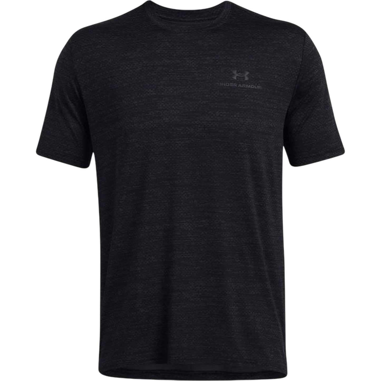 Black - Front - Under Armour Mens Vanish Crew Neck T-Shirt