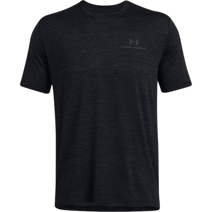 Black - Front - Under Armour Mens Vanish Crew Neck T-Shirt