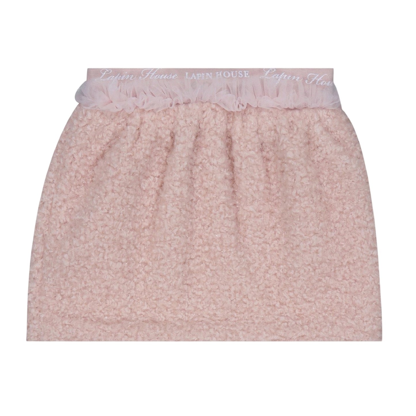 Salmon - Back - Lapin House Girls Bouclé Skirt