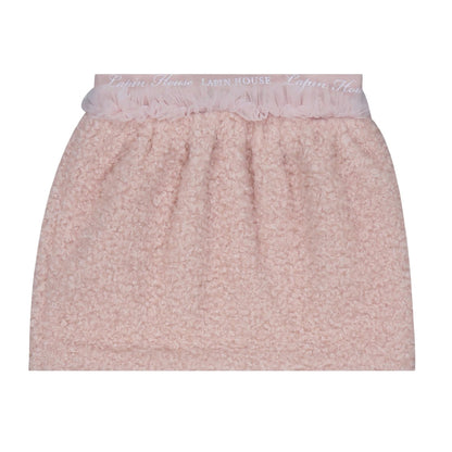 Salmon - Back - Lapin House Girls Bouclé Skirt