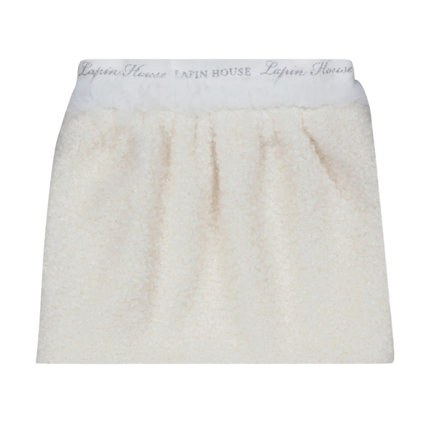 Off White - Front - Lapin House Girls Bouclé Skirt