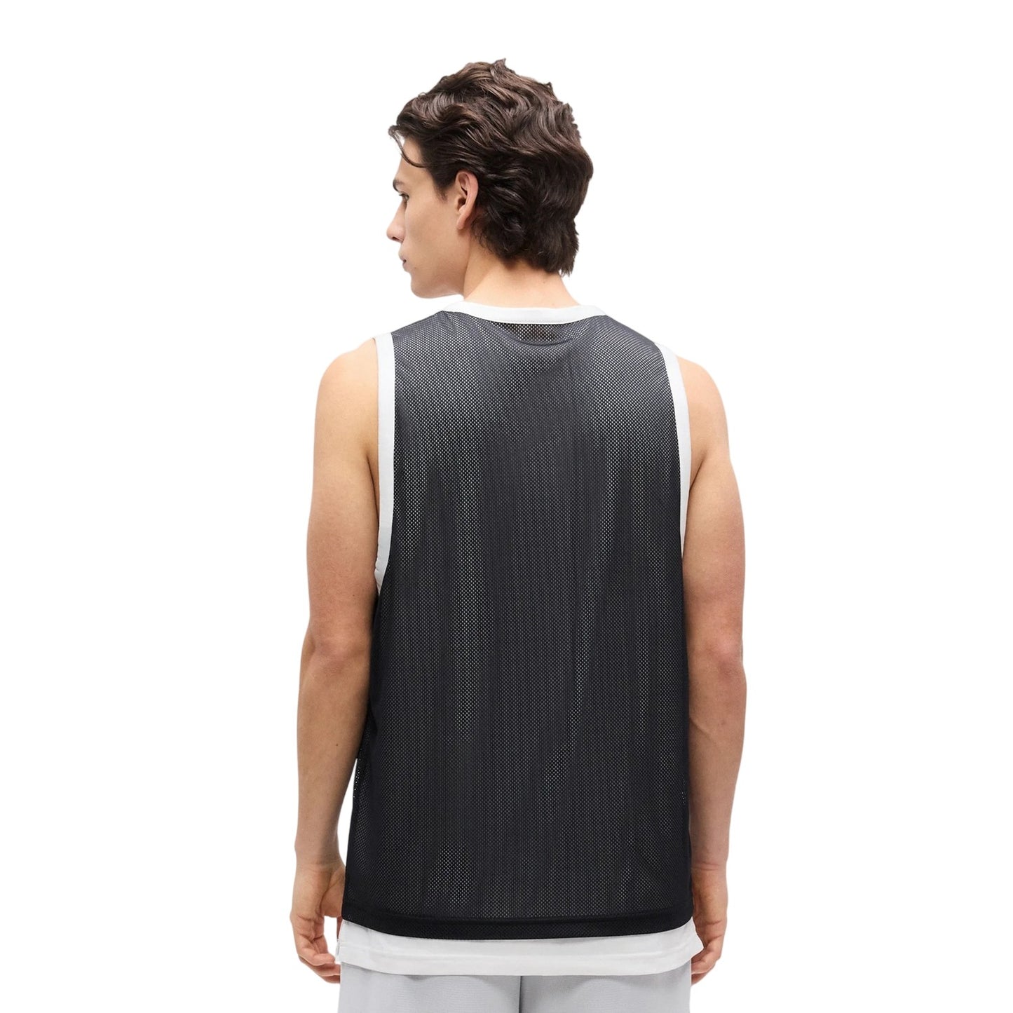 Black-White - Back - Under Armour Mens Basketball Jersey