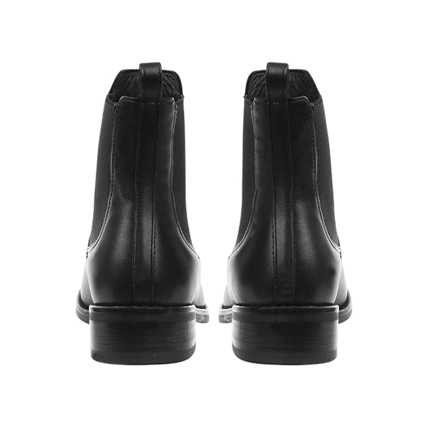 Black - Back - Where´s That From Womens-Ladies Leather Side Zip Chelsea Boots
