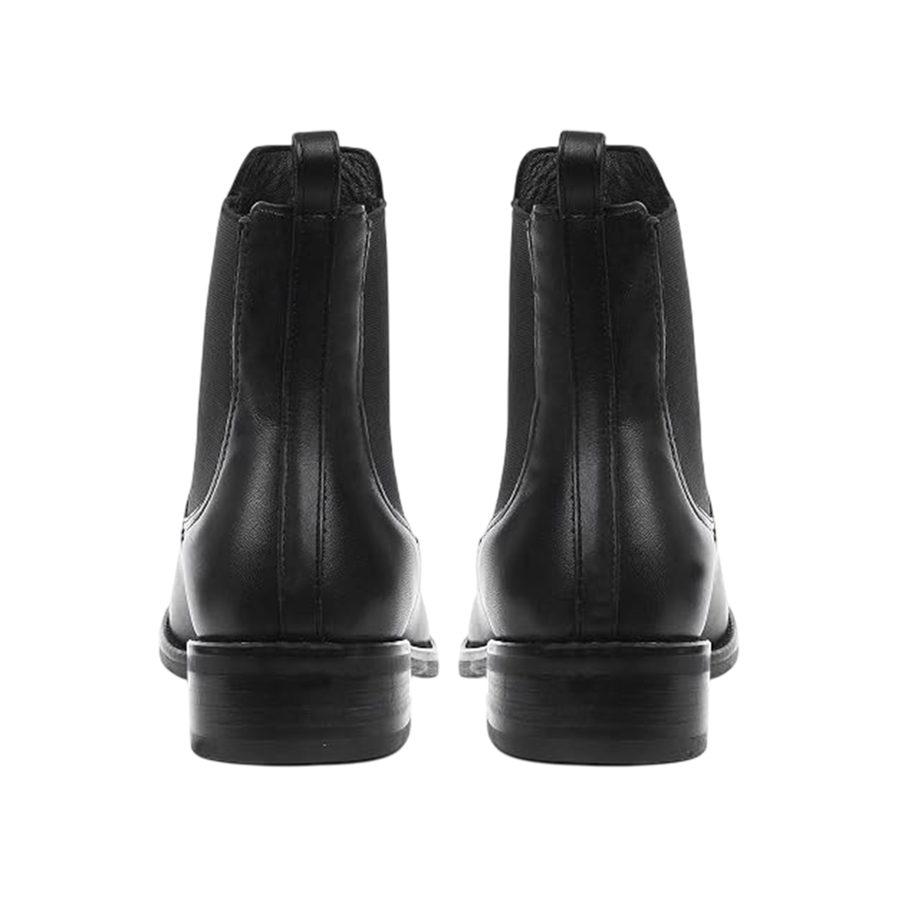 Black - Back - Where´s That From Womens-Ladies Leather Side Zip Chelsea Boots