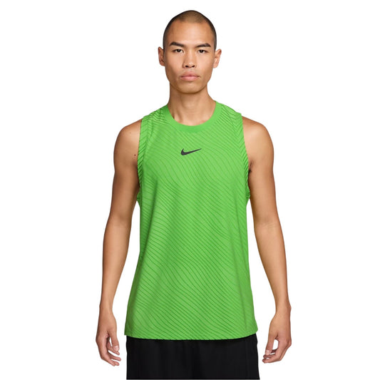 Green - Front - Nike Mens Logo Sleeveless Tank Top