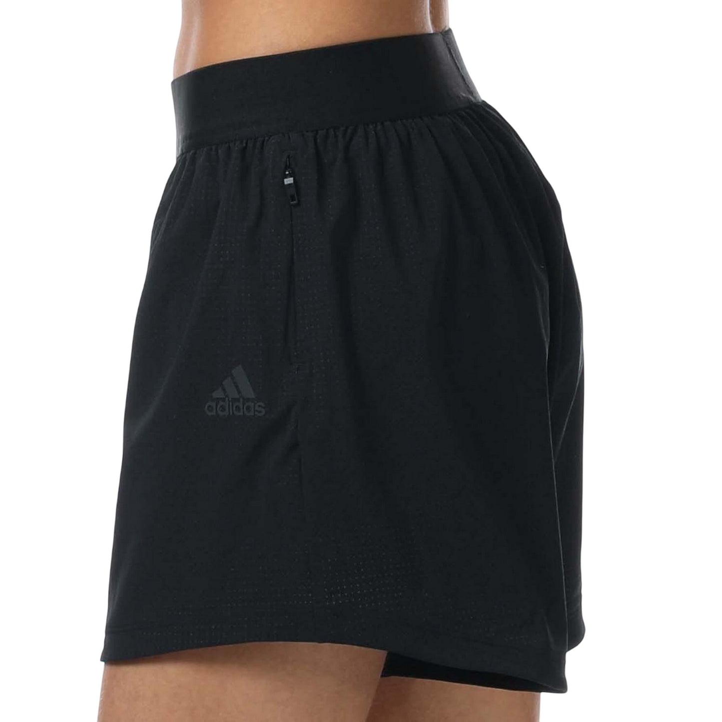 Black - Lifestyle - Adidas Womens-Ladies Heat.Rdy Technology Lightweight Training Shorts