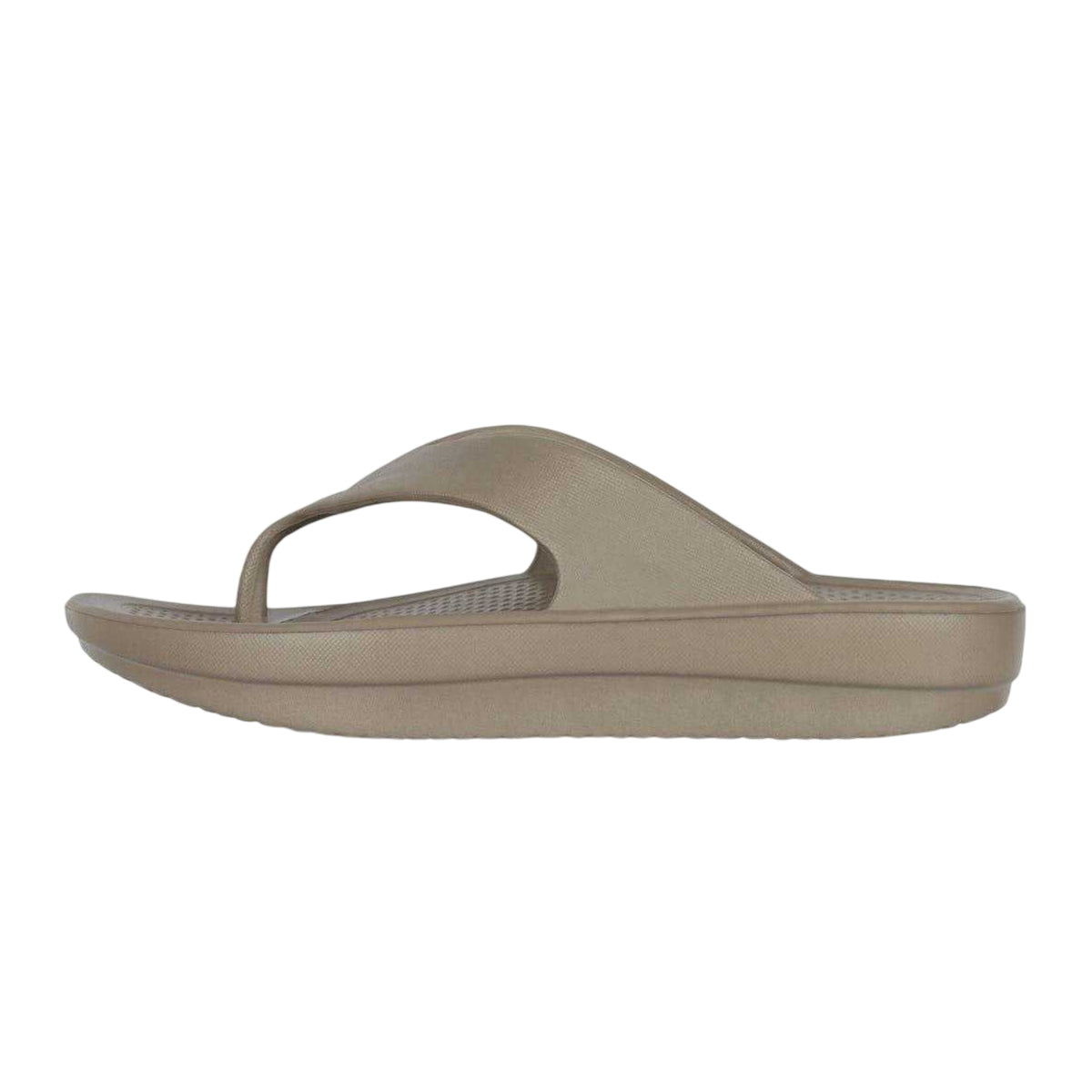 Taupe - Back - Hot Tuna Womens-Ladies EVA Flip Flops