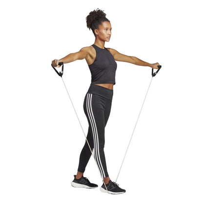 Black - Pack Shot - Adidas Womens-Ladies Aeroknit Tank Top