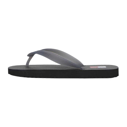 Washed Black - Back - Tommy Jeans Womens-Ladies Thermoplastic Flip Flops