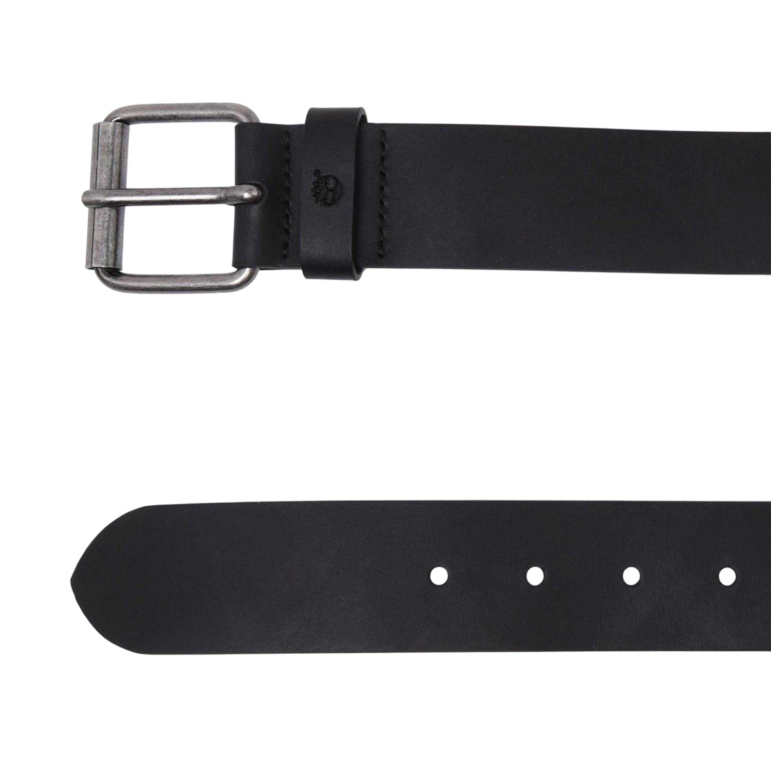 Black - Side - Timberland Mens Leather Belt
