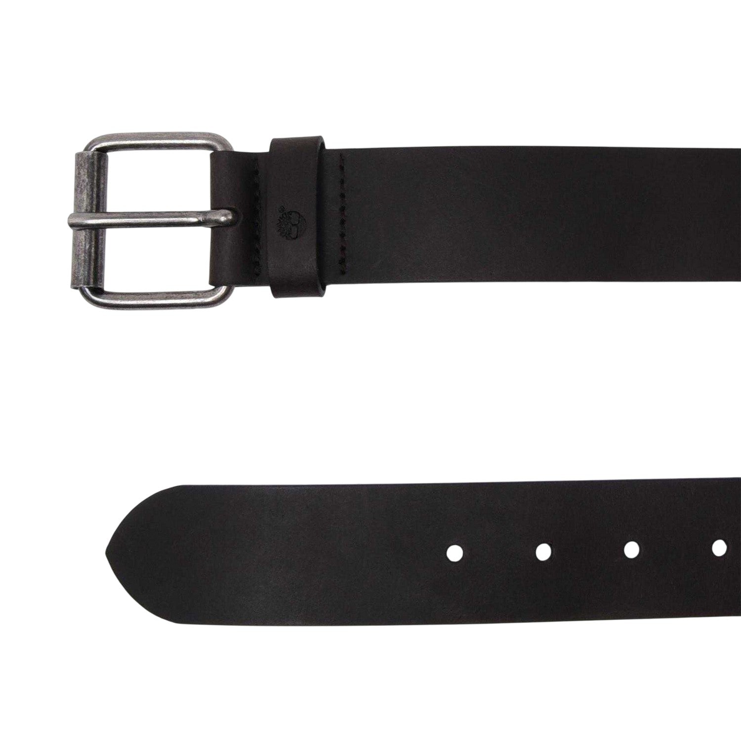 Dark Brown - Side - Timberland Mens Leather Belt