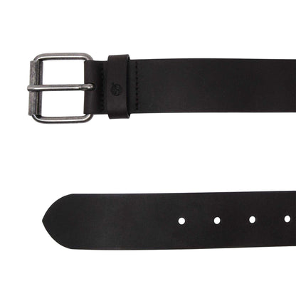 Dark Brown - Side - Timberland Mens Leather Belt