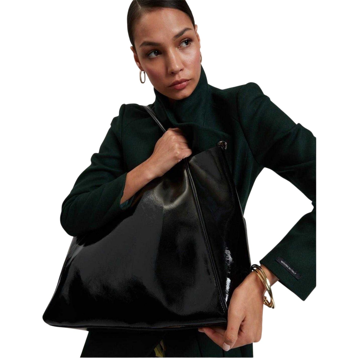 Black - Side - Ted Baker Womens-Ladies Slouch Tote Bag