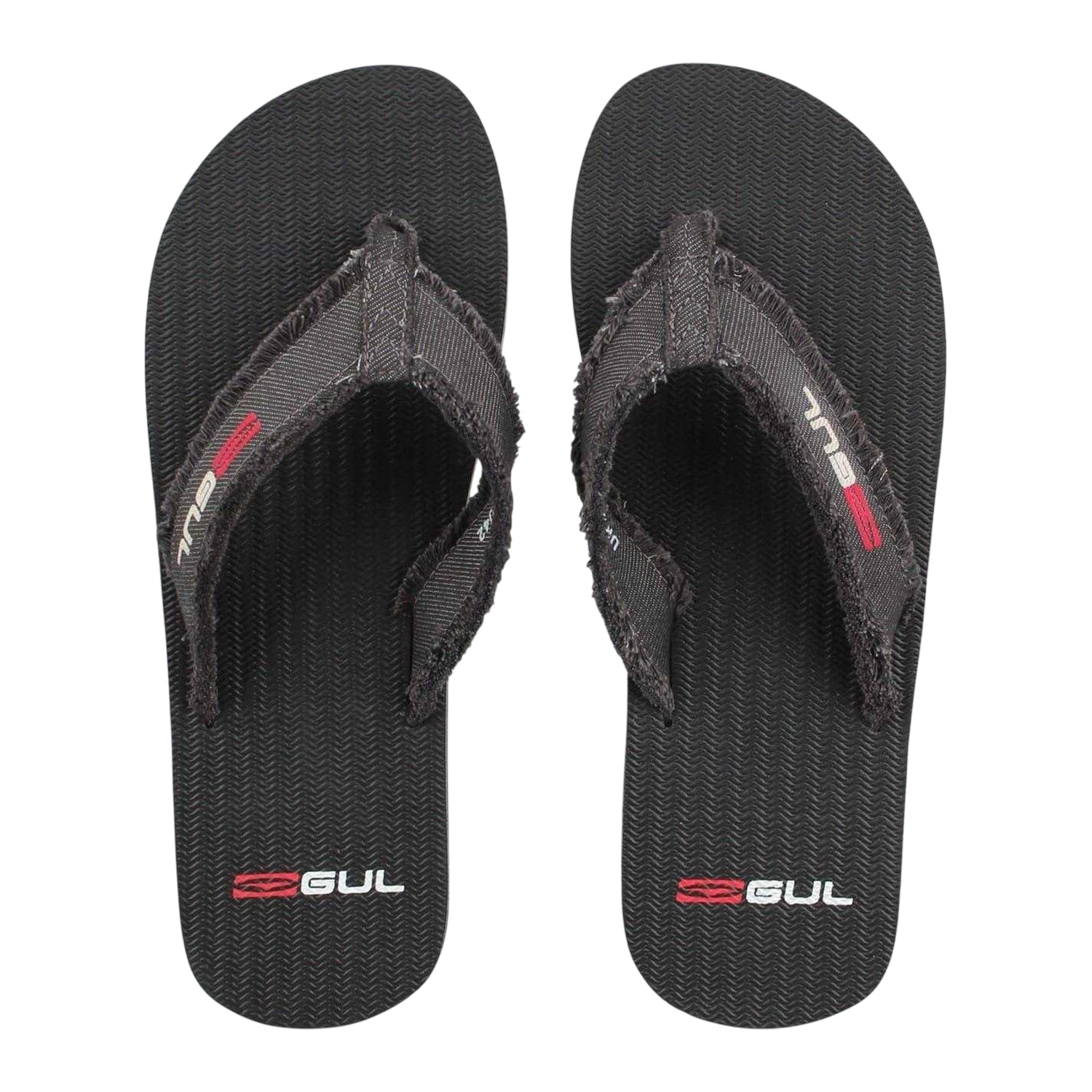 Charcoal - Pack Shot - Gul Mens Krait Flip Flops