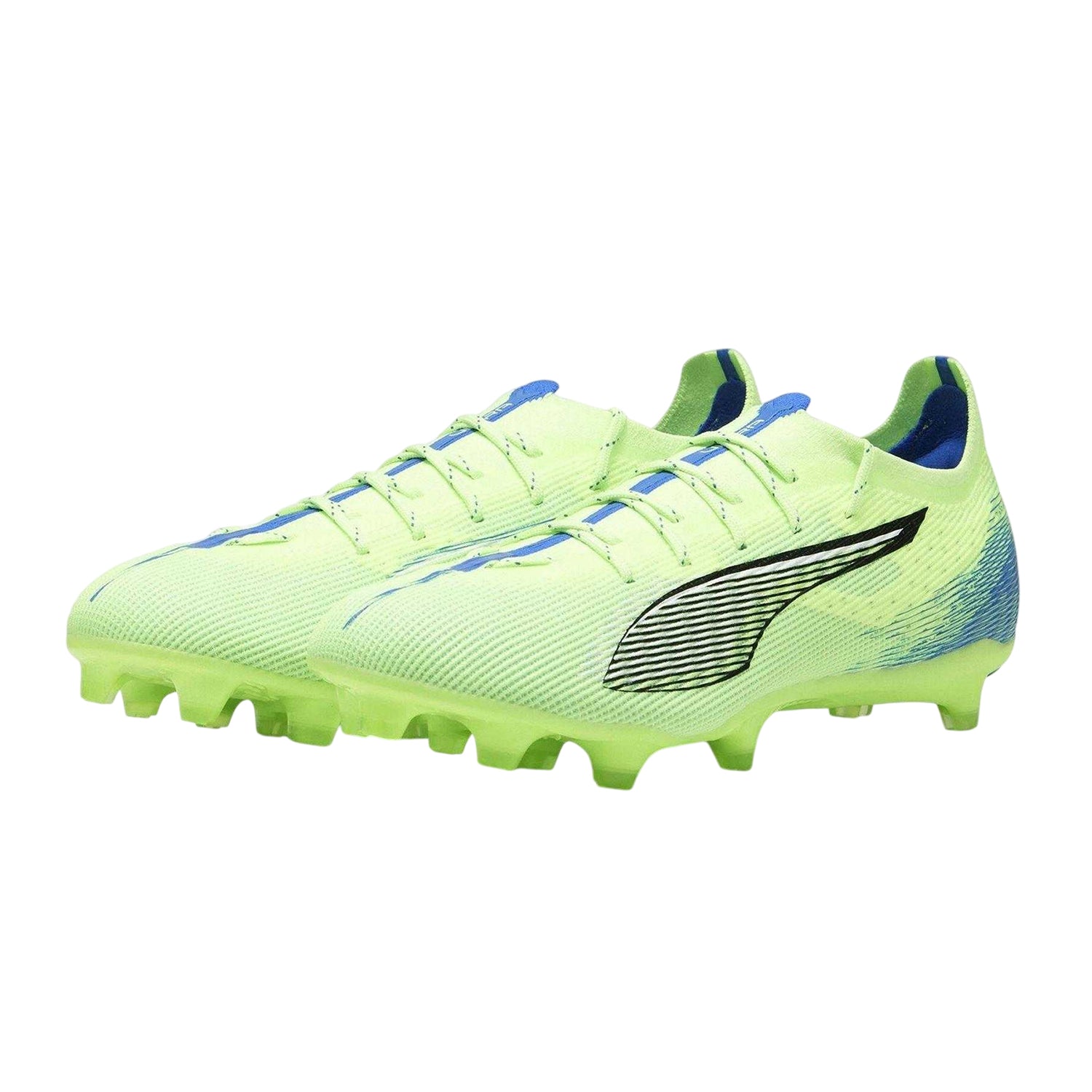 Apple Green - Side - Puma Womens-Ladies Ultra 5 Pro Firm Ground Football Boots