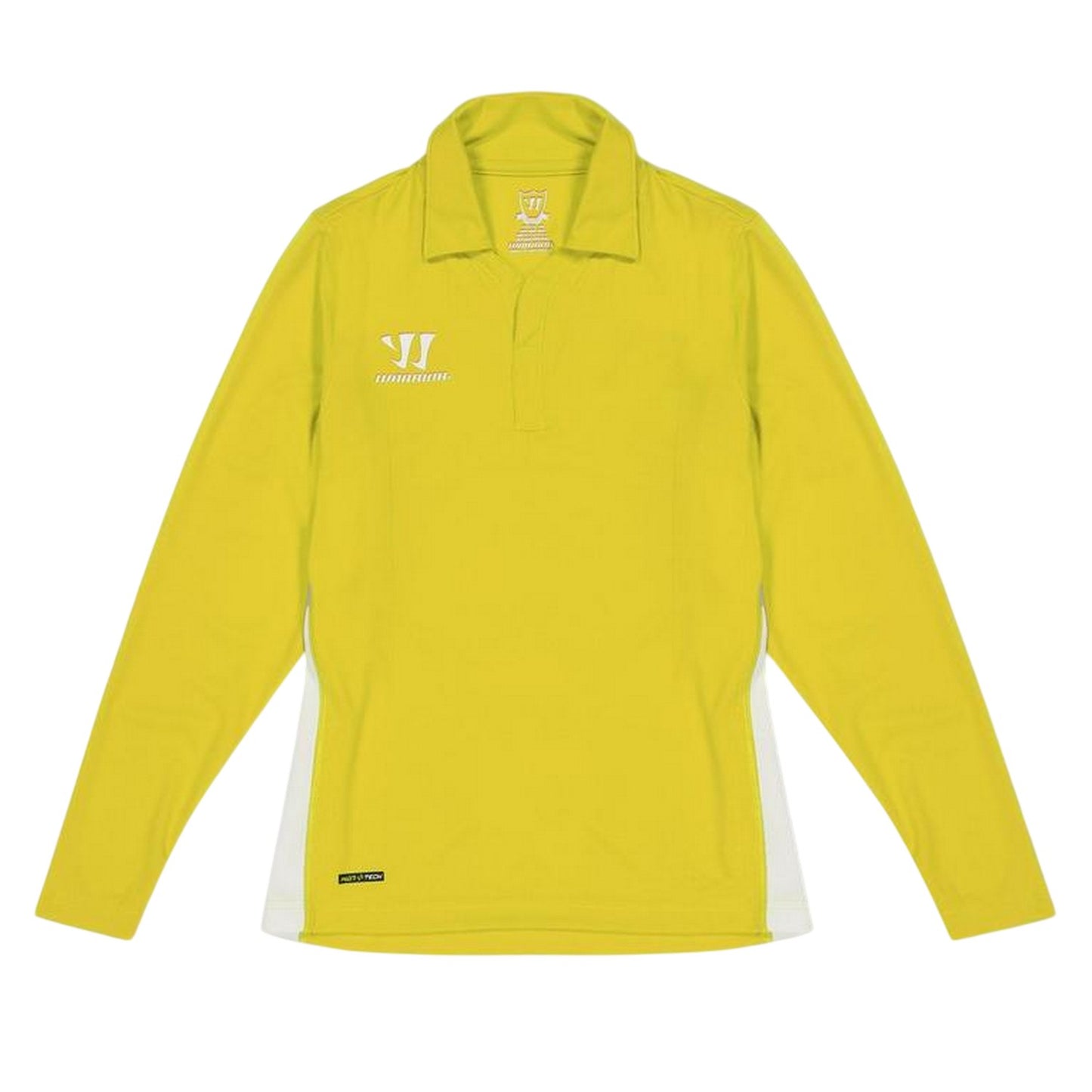 Yellow - Front - Warrior Childrens-Kids Anfield Long-Sleeved Polo Shirt