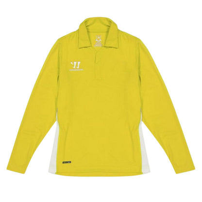 Yellow - Front - Warrior Childrens-Kids Anfield Long-Sleeved Polo Shirt