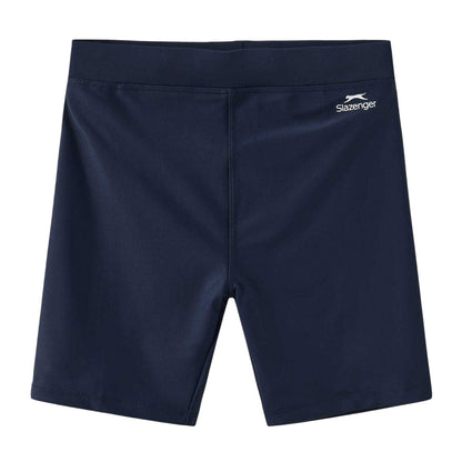 Navy - Front - Slazenger Childrens-Kids Elasticated Swim Shorts