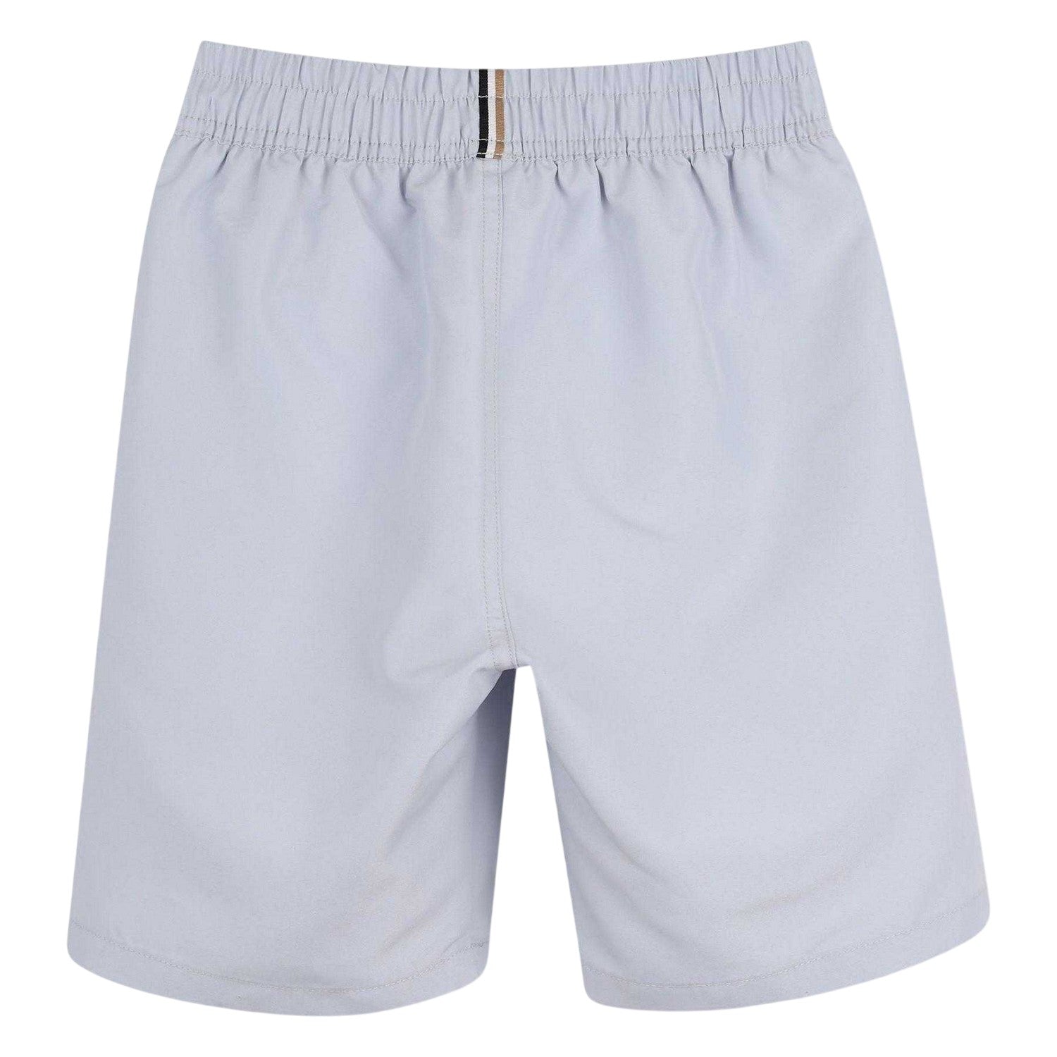 Pale Blue - Back - Boss Childrens-Kids Logo Swim Shorts