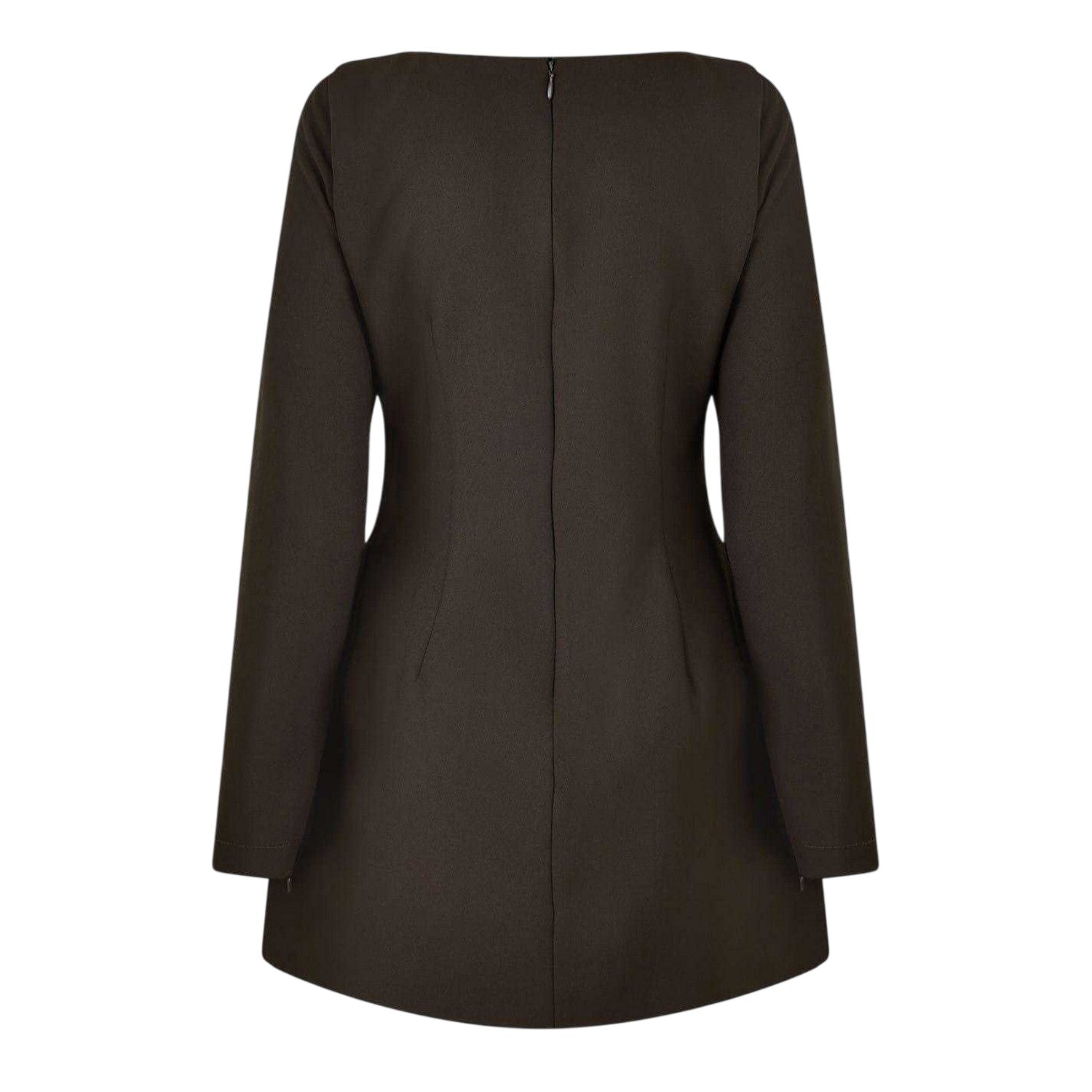 Cocoa - Back - Jack Wills Womens-Ladies Boat Neck Mini Dress