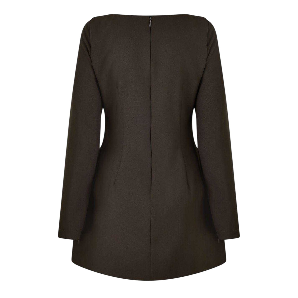 Cocoa - Back - Jack Wills Womens-Ladies Boat Neck Mini Dress