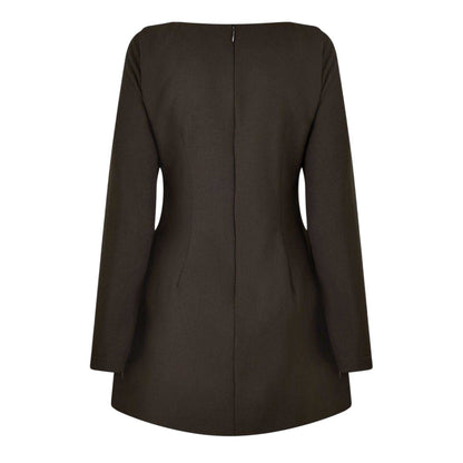 Cocoa - Back - Jack Wills Womens-Ladies Boat Neck Mini Dress