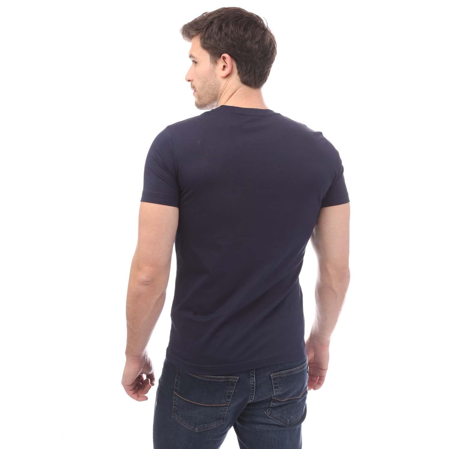 Navy - Back - Diesel Mens T Diegor Slim T-Shirt