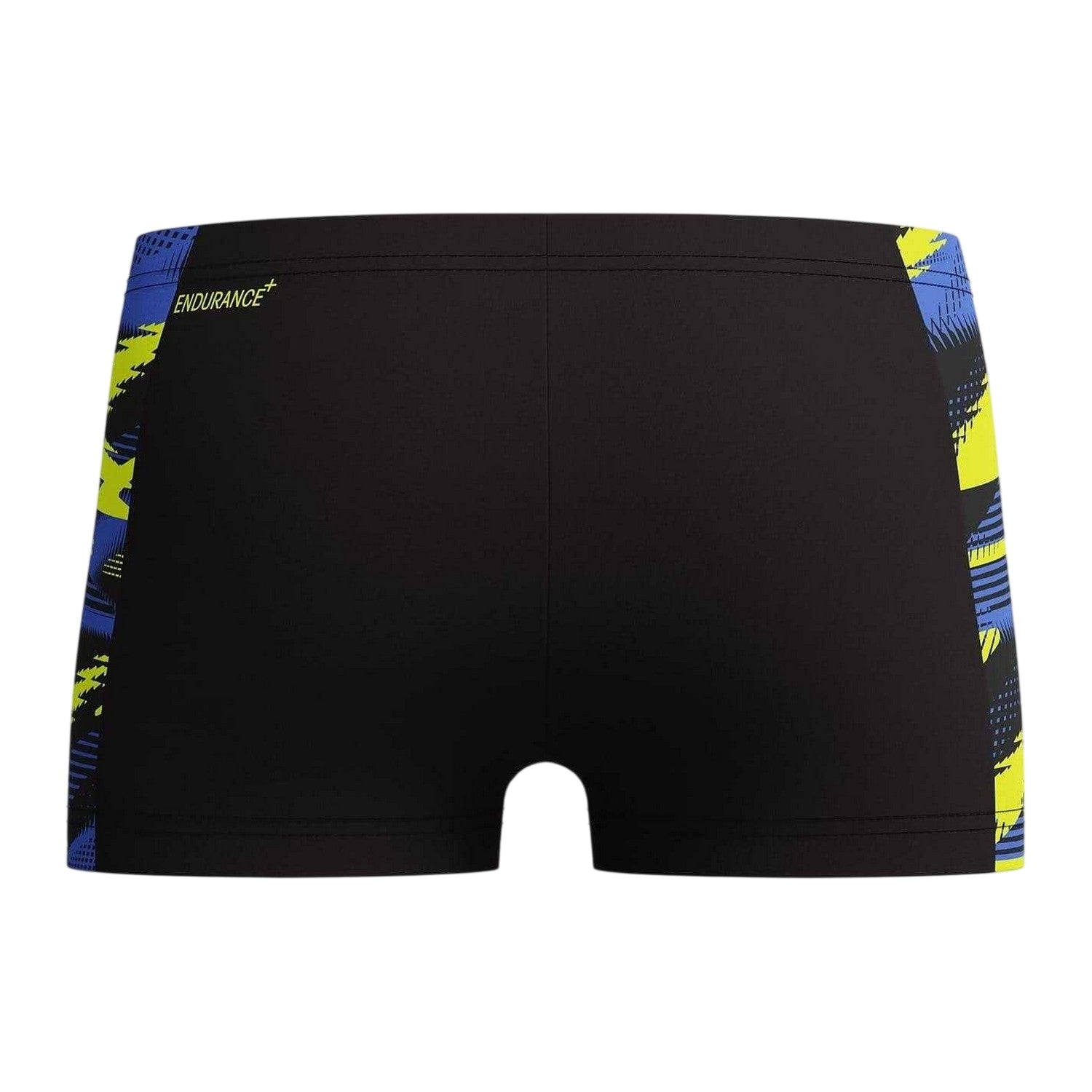 Hyper Yellow - Back - Speedo Childrens-Kids Contrast Detail Swimming Trunks