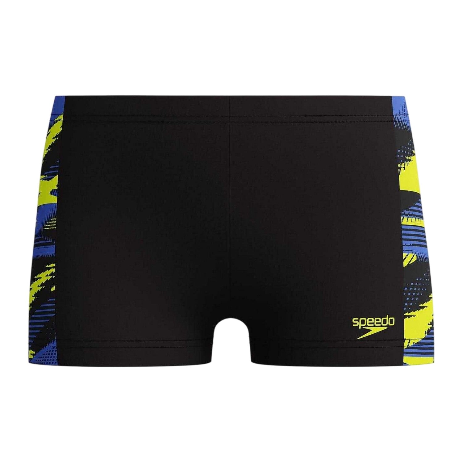 Hyper Yellow - Front - Speedo Childrens-Kids Contrast Detail Swimming Trunks