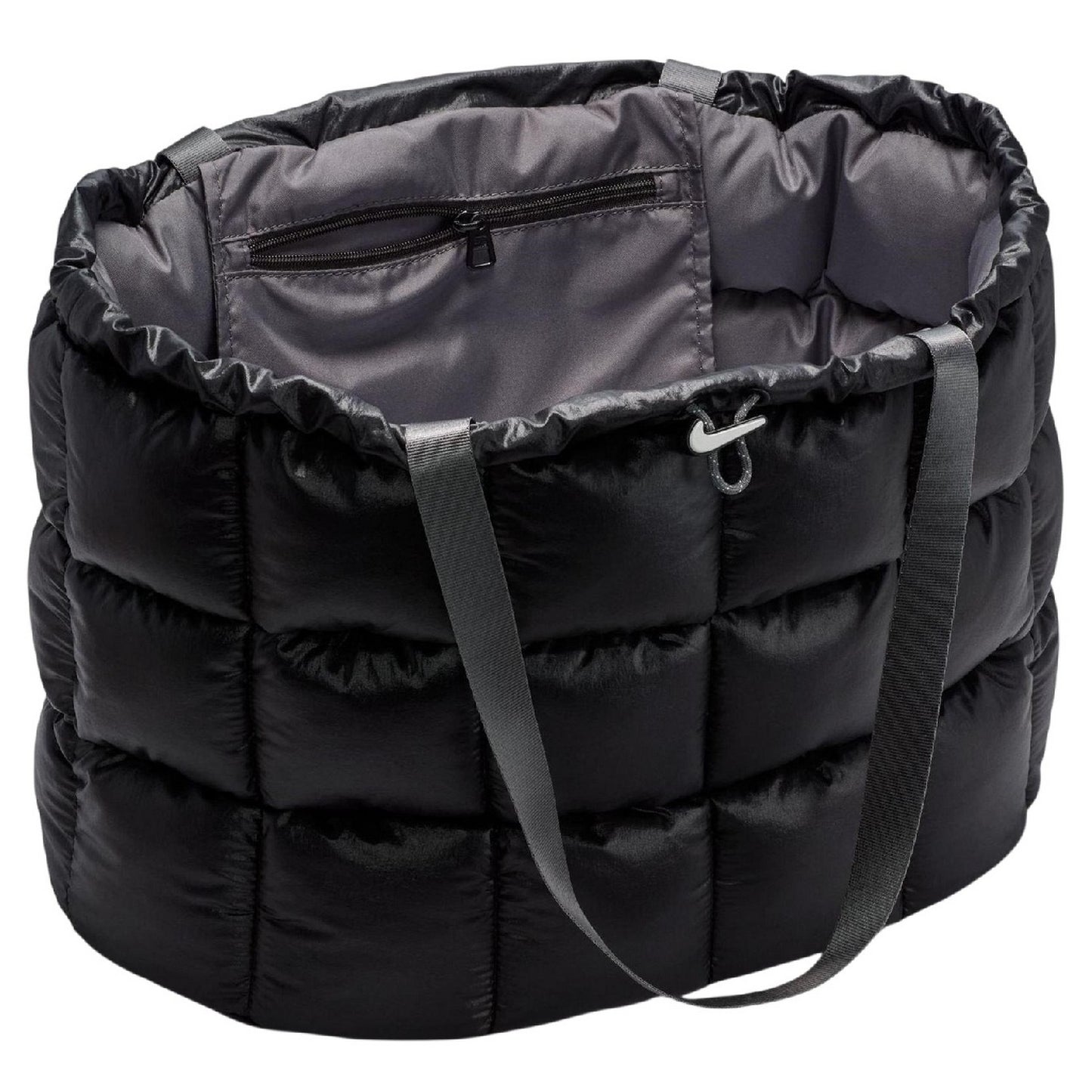 Black - Side - Nike 2.0 Puffer Padded Tote Bag